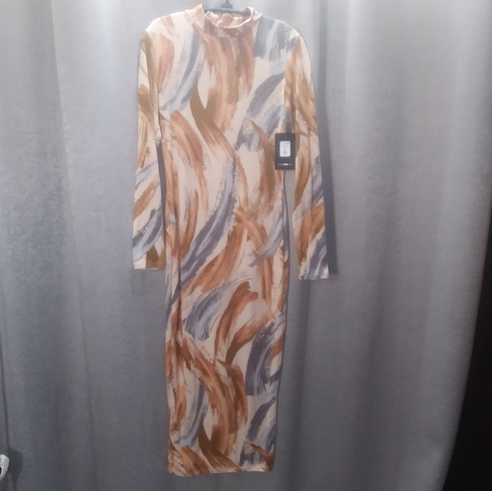 New Work of Art Midi Dress